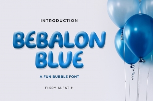 Bebalon Blue Font Download