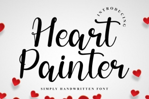 Heart Painter Font Download