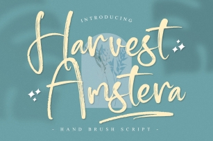Harvest Amstera Font Download