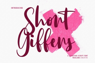 Short Giffers Font Download