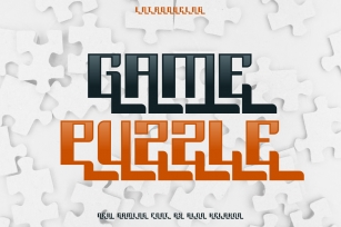 Game Puzzle Font Download