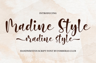 Madine Style Font Download