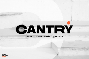 Cantry typeface Font Download
