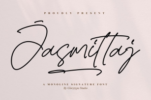 Jasmittaj Monoline Signature Font Font Download