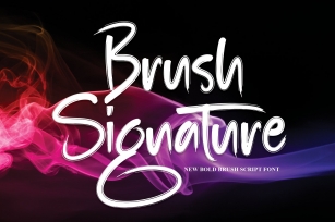 Brush Signature Font Download