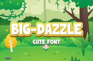 BIG DAZZLE - Cute Font Font Download