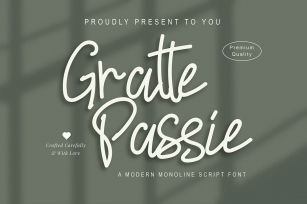 Gratte Passie Font Download