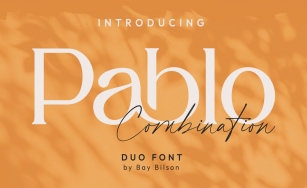 Pablo Combination Duo Font Download