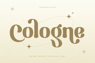 Cologne - Retro Beauty Display Font Font Download