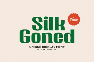 Silk Goned Modern Display Fonts Font Download