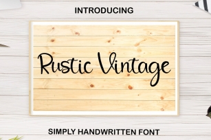Rustic Vintage Font Download
