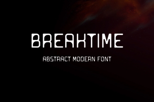 Breaktime Font Download