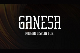 Ganesa - Display font Font Download