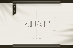 Truvaille Font Download