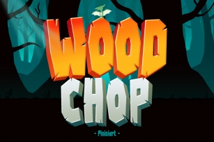 Wood Chop Font Download