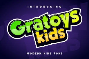 Gratoys Kids Font Font Download