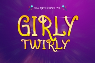 Girly Twirly Font Download