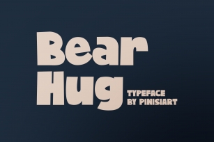 Bear Hug Font Download