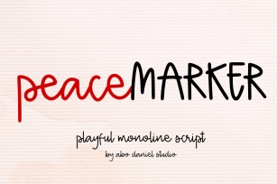 Peace Marker Font Download