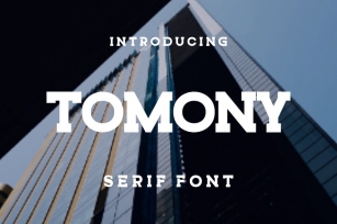 Tomony Font Font Download