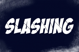 SLASHING Font Font Download