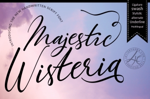 Majestic Wisteria Font Download