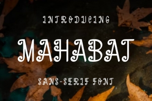 Mahabat Font Font Download