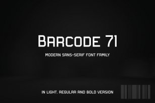 Barcode 71 Font Download