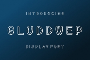 GLUDDWEP Line Font Font Download