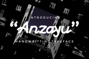 Anzayu Handwritting Typeface Font Download