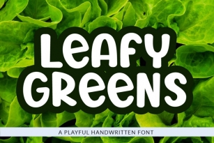 Leafy Greens Font Download