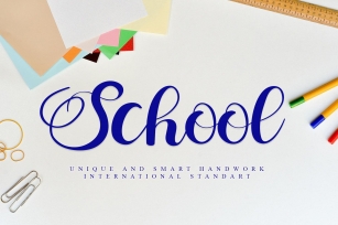 School Font Download