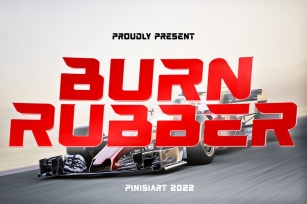 Burn Rubber Font Download