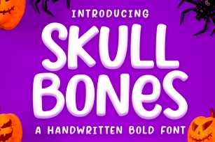 Skull Bones Font Download