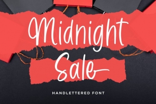 Midnight sale Font Download