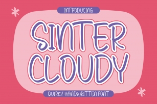 Sinter Cloudy Font Download