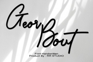 Geor Bout Font Download