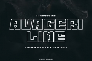 Avageri Line Font Download