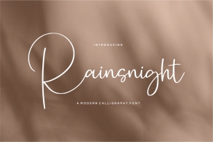 Rainsnigh Font Download