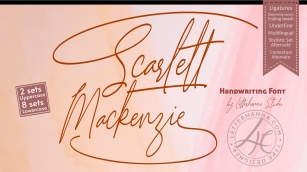 Scarlett Mackenzie Font Download