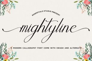 mightyline Font Download