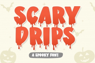 Scary Drips Font Download