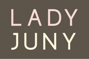 Lady Juny Font Download