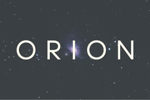 Orion Font Download