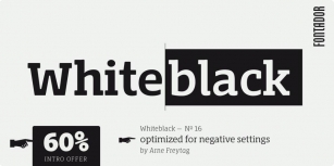 Whiteblack Font Download