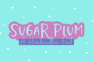 Sugar Plum - Handwritte Font Download