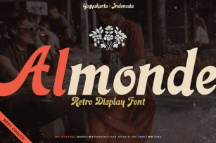 Almonde Retro Font Font Download