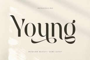 Young - Modern Beauty Sans Serif Font Download