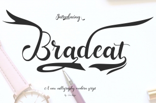 Bradeat Font Download