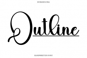 Outline Font Download
